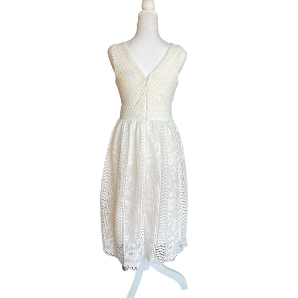 Lulu's White Lace Mini Dress - Picture 4 of 12